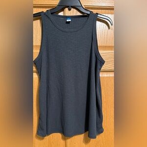 Old Navy Charcoal Ribbed Tank Tank